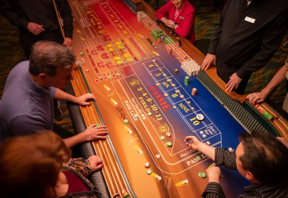 Little River Casino Resort Craps Table Action Shot