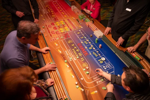 Little River Casino Resort Craps Table Action Shot