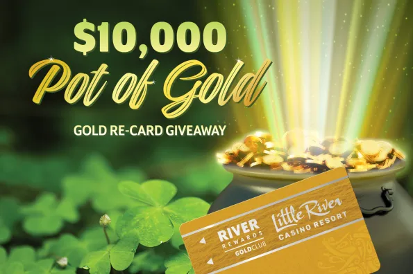 march pot of gold - gold giveaway