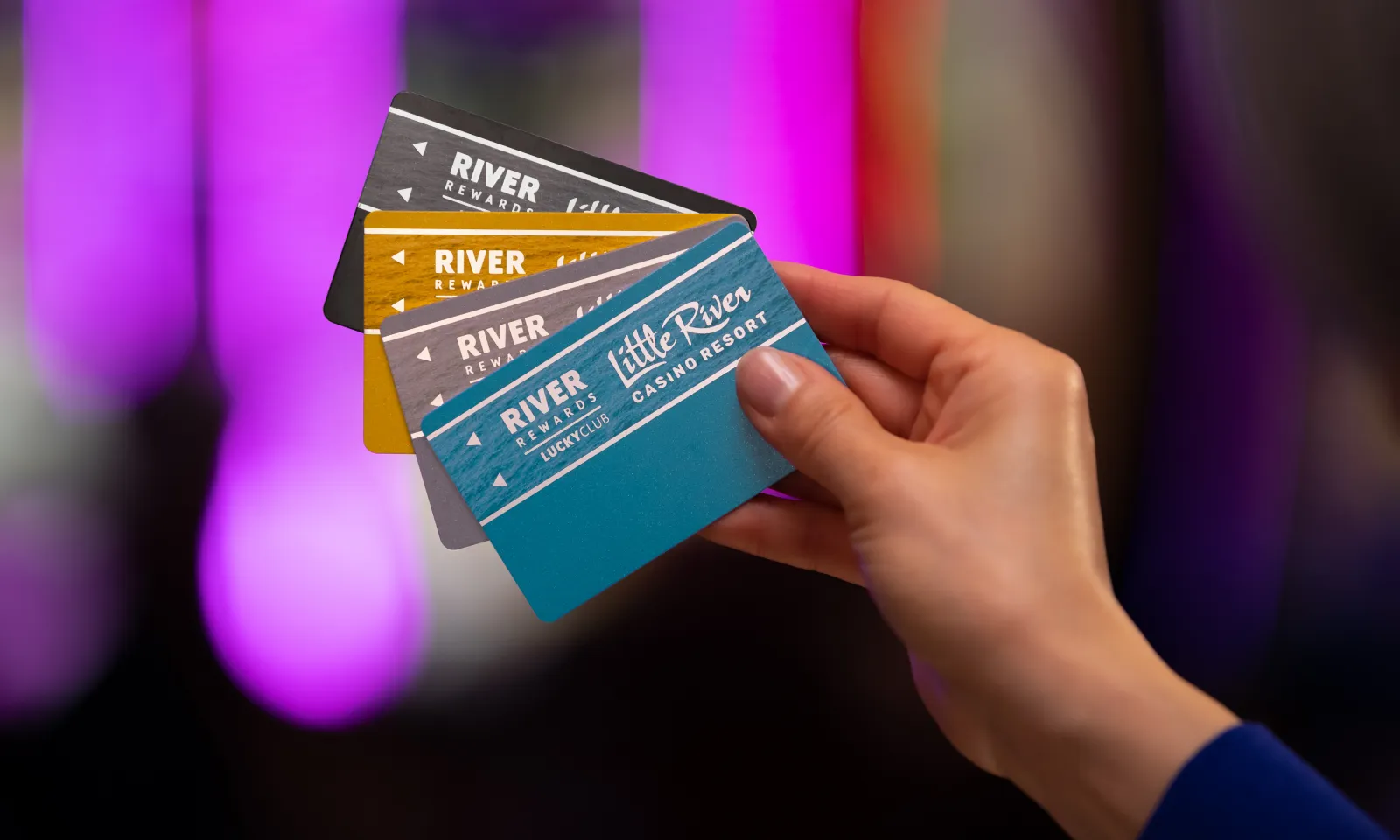 Little River Casino Resort Players Cards Fanned Out
