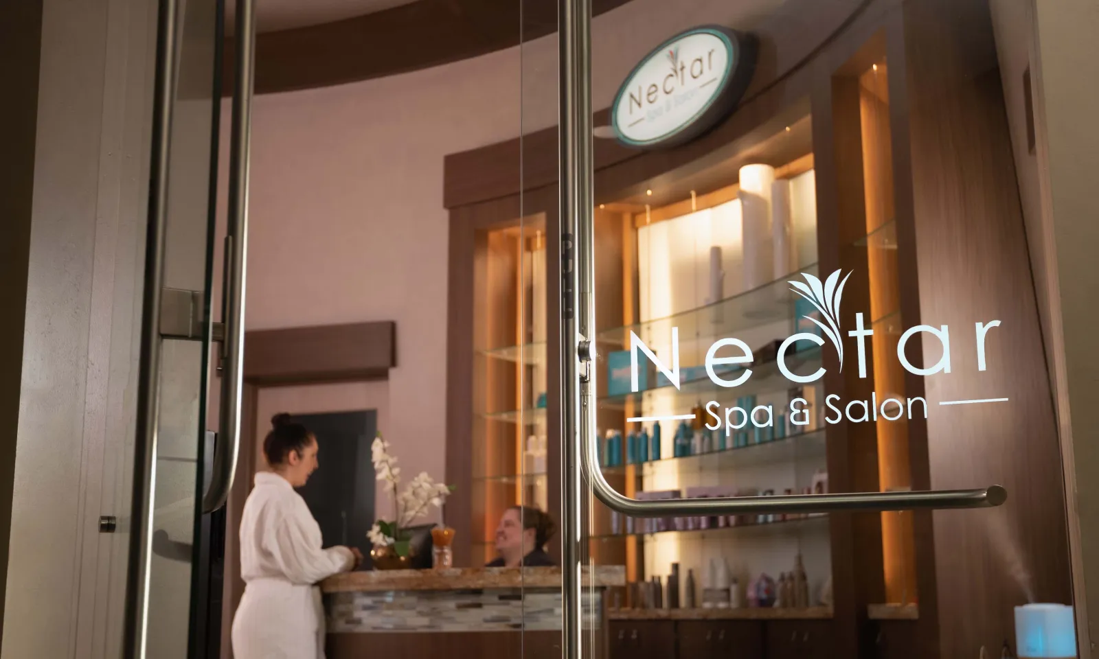 Entrance to Nectar Salon and Spa