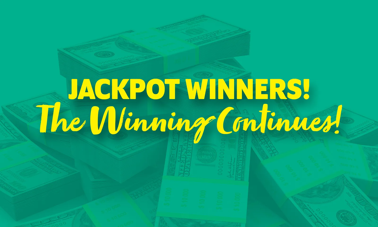 hero jackpot winners celebration 