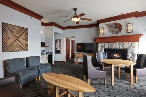 Deluxe Suite (Non Smoking) Fireplace 